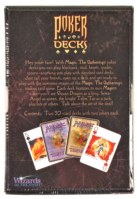 Minute magical poker decks